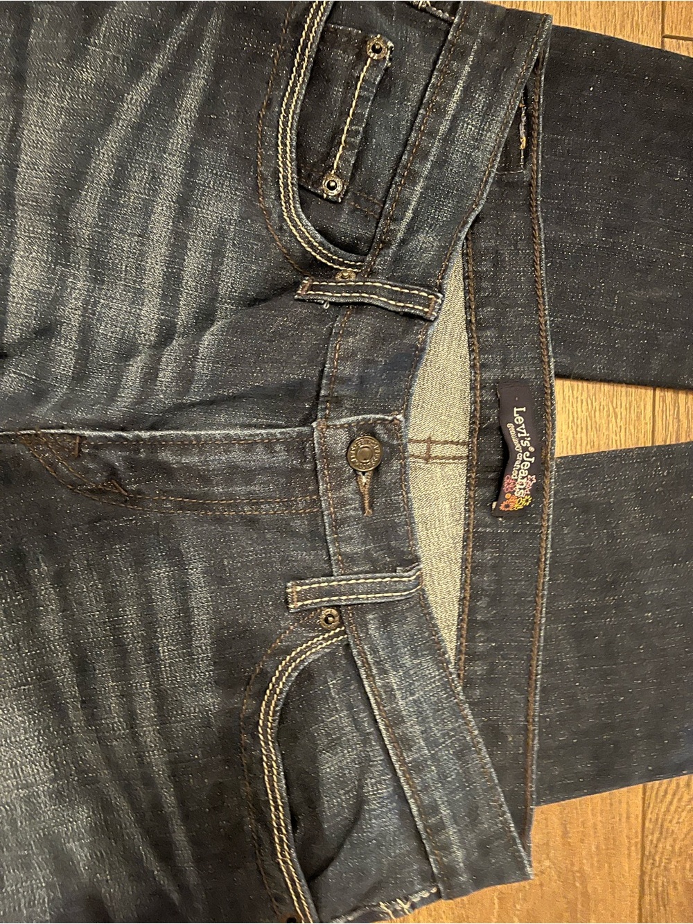 Levi's Navy Blue Slim Straight Men's Jeans